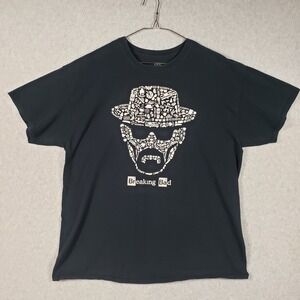 Breaking Bad Heisenberg Mosaic Graphic Tee Shirt Black Men's XL IML‎ Presents TV